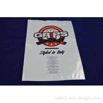 CPP White Film Laminated Zipper Pouch Packaging , Plastic Z